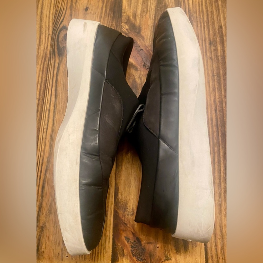 Wolf & Shepherd Cruise Ace Black Leather Casual Lifestyle Sneakers M 10 W 11.5 - Picture 5 of 9